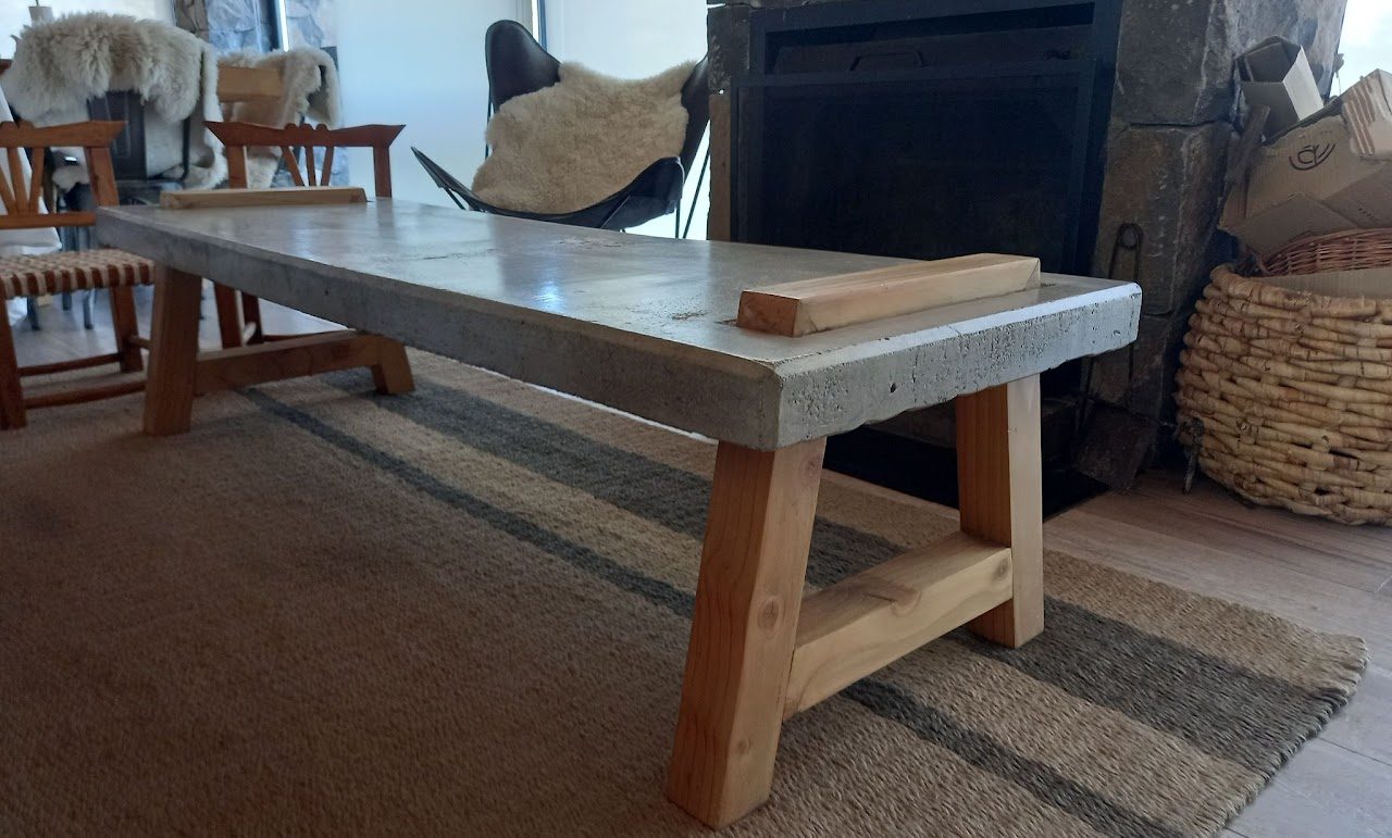 Mesa hormigón